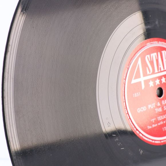 "T" Texas Tyler, God Put A Rainbow In The Sky 1948 78 rpm 10" Record 4-Star 1281 - Picture 7 of 12